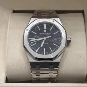 Audemars Piguet Black Dial Silver Watch
